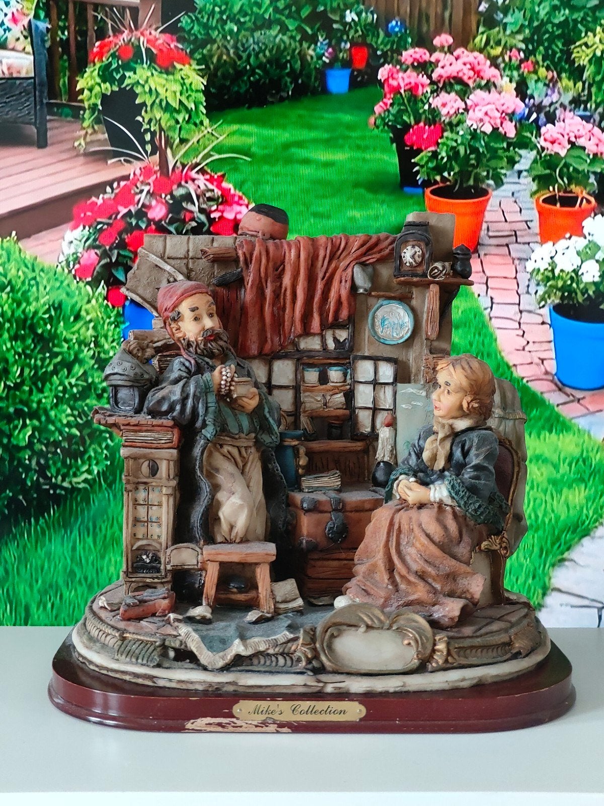 Antiek en verzamelwaardig beeld Capodimonte-stijl(Italiaans), Ophalen of Verzenden, Mens