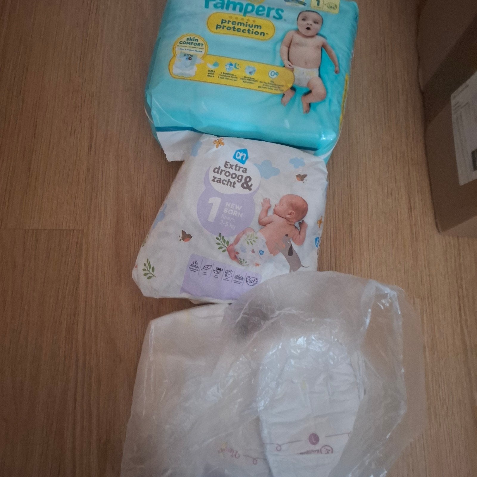 Luiers maat 1 (Pampers, AH, Kruidvat) ruilen voor ijsjes, Ophalen