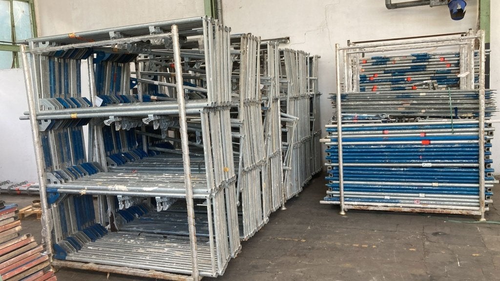 Gebrauchtes Layher /kompatibel Blitz **62% Rabatt**, Ophalen of Verzenden, Zo goed als nieuw, Gevelsteiger, 5 meter of hoger