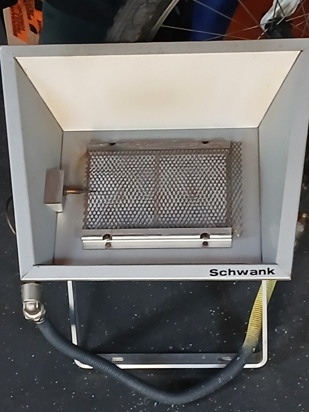 Schwank aardgas terrasheater - Goede staat, Tuin en Terras, Ophalen of Verzenden, Gebruikt, Gas, Wand