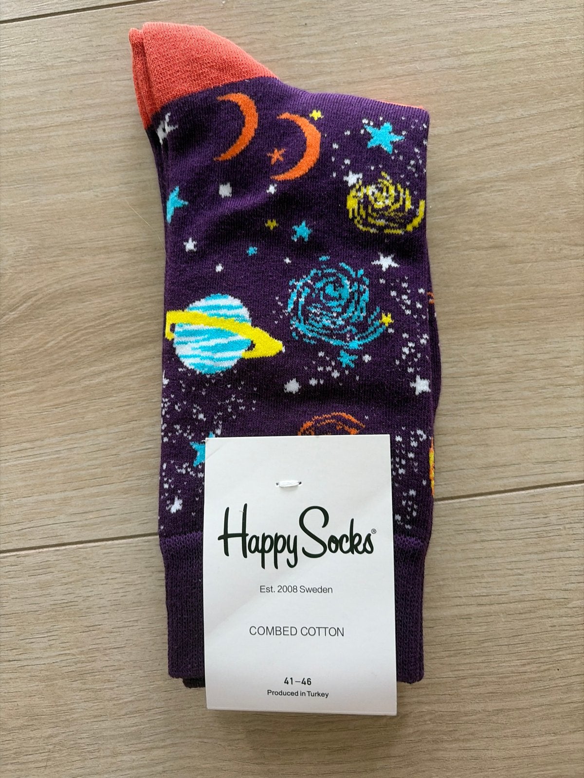 Happy Socks - Ruimte thema sokken (maat 41-46), Sokken en Kniesokken, Overige kleuren, Verzenden, Nieuw