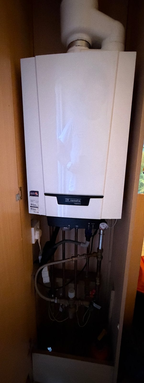 Remeha Tzerra M 24c Plus HR-ketel condenseren, Ophalen, Gebruikt, Hoog rendement (Hr), Cv-ketel of Combi-ketel