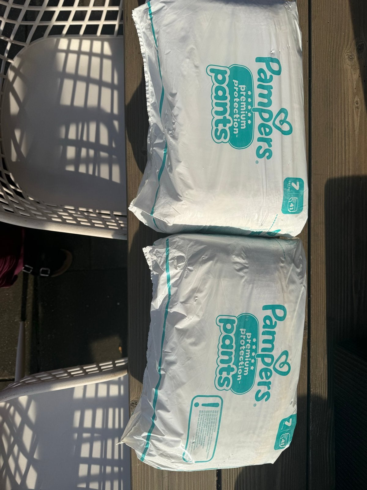 2x Pampers Premium Protection Pants Maat 7 (41 luiers per pa, Ophalen of Verzenden, Nieuw