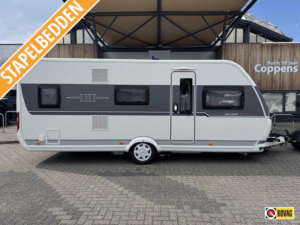 Hobby De Luxe Edition 545 KMF 2018 MOVER + 3M TENT!!!, Caravans en Kamperen, Standaardzit, Schokbreker, Bedrijf, 5 tot 6 meter