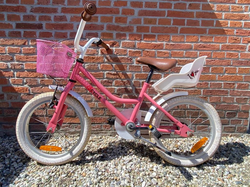 Leuke meisjesfiets 16 inch, Ophalen of Verzenden, Zo goed als nieuw, 16 inch