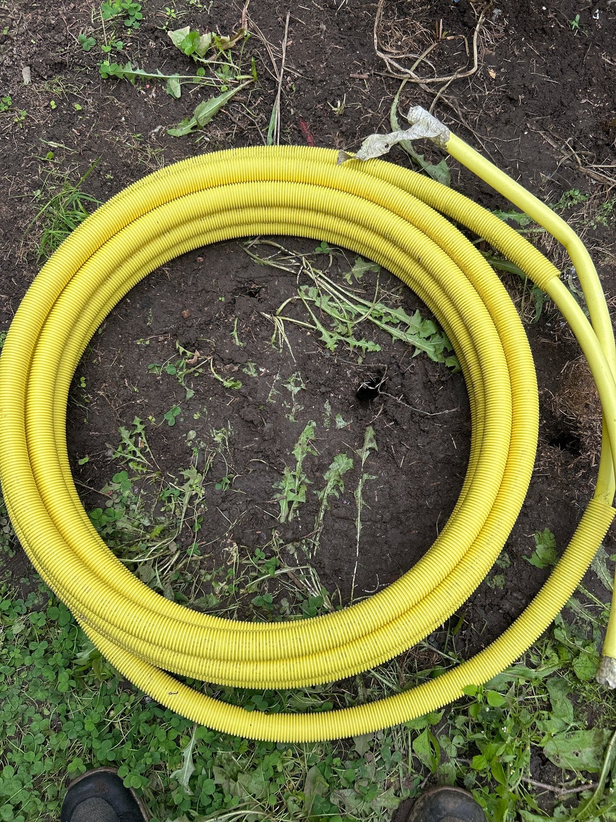 Flexibele gasleiding met mantelbuis, Doe-het-zelf en Verbouw, Ophalen, Gebruikt, Overige merken, Overige typen