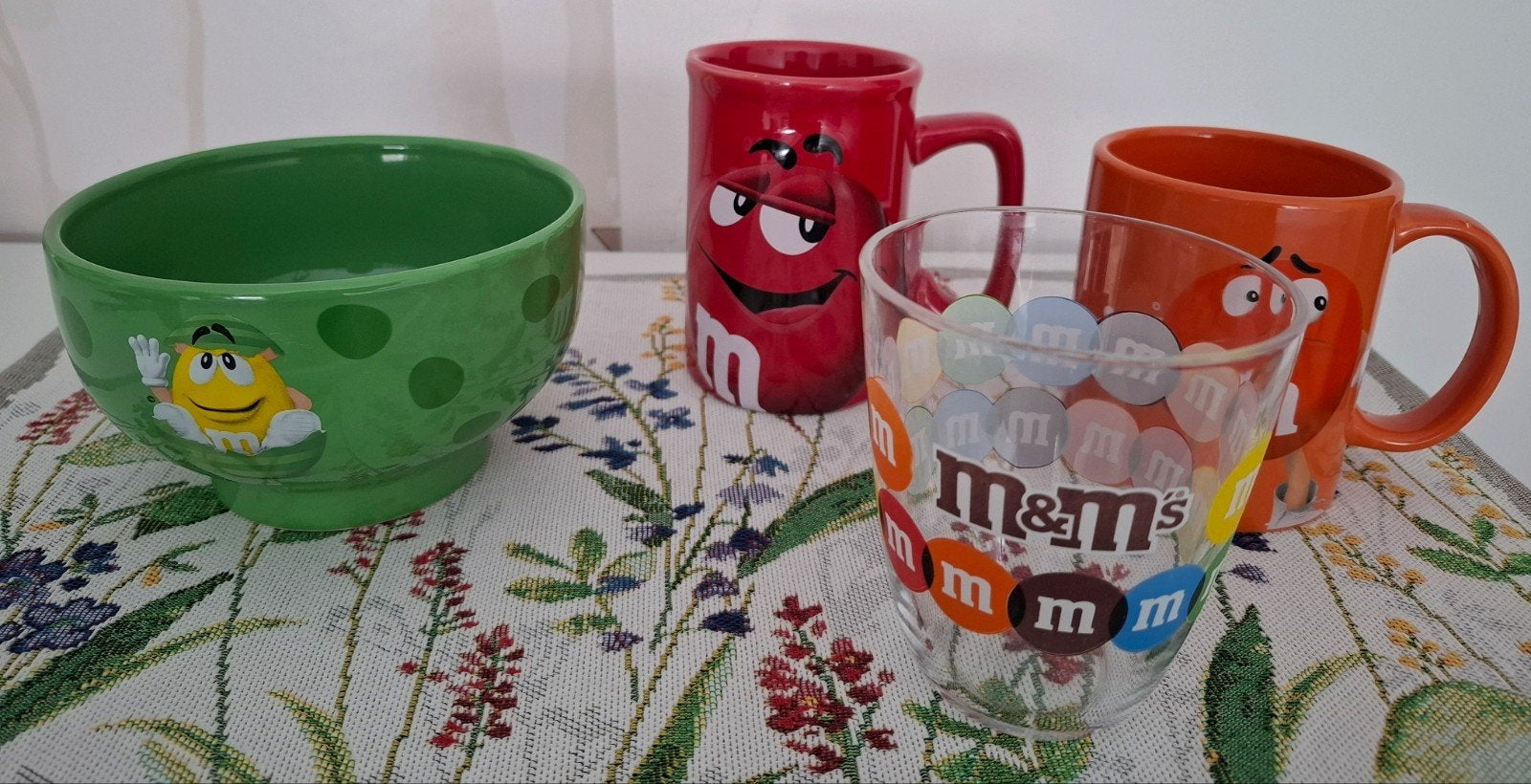 M&M's Mokken, Kom en Glas, Gebruikt, Ophalen of Verzenden, Glas, Kom(men)