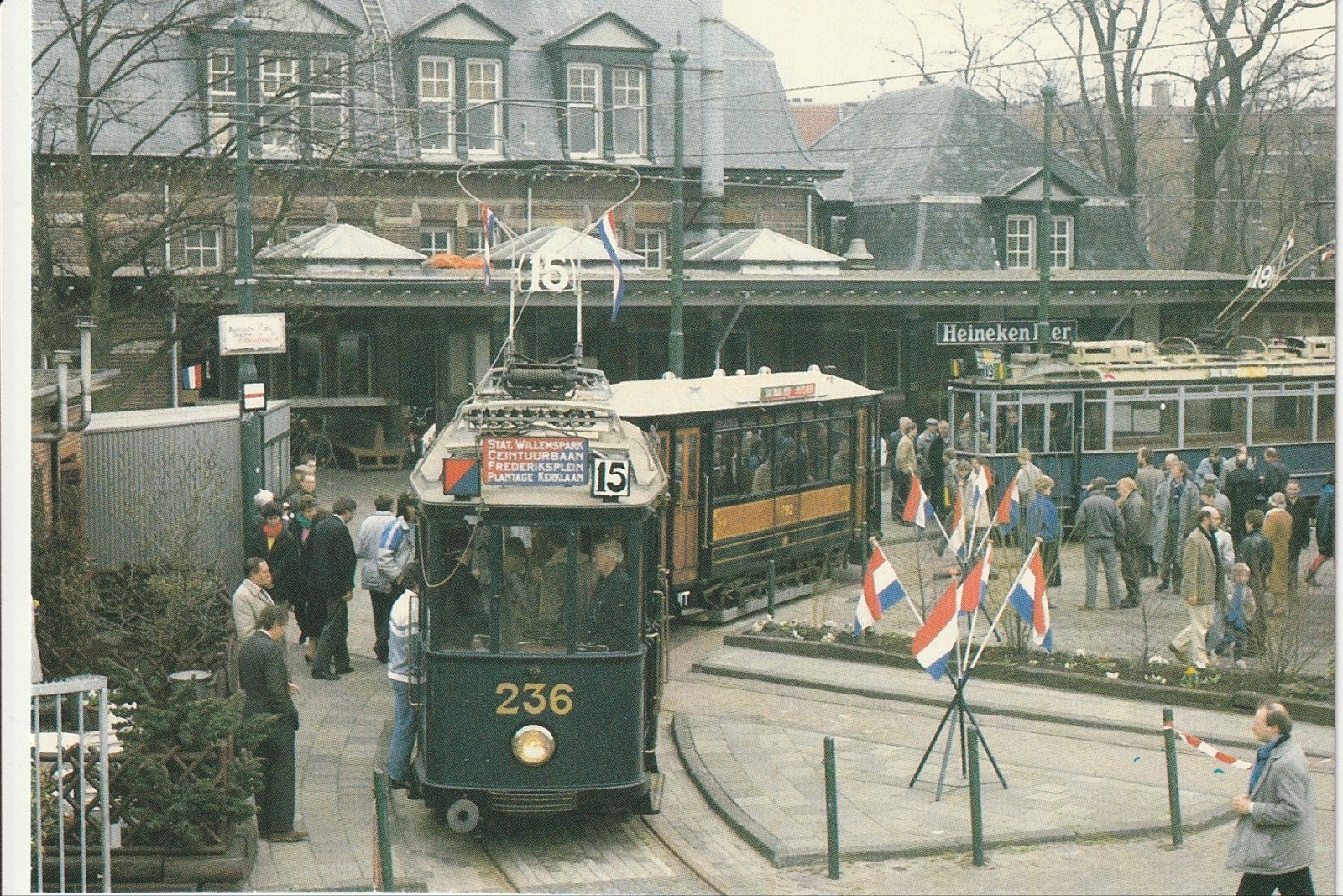 AMSTERDAM HAARLEMMERMEER STATION KEERLUS GVB 238 + 792,  401, Ophalen of Verzenden, 1980 tot heden, Ongelopen, Noord-Holland