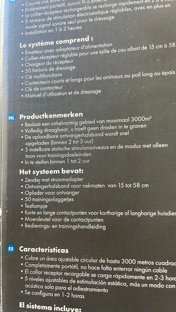 Pet save draadloos omheinings systeem nieuw nog in de doos, Dieren en Toebehoren, Ophalen of Verzenden, Nieuw