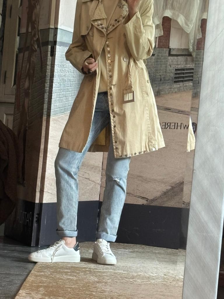 Trenchcoat Pinko, Ophalen of Verzenden, Nieuw, Maat 36 (S), Beige