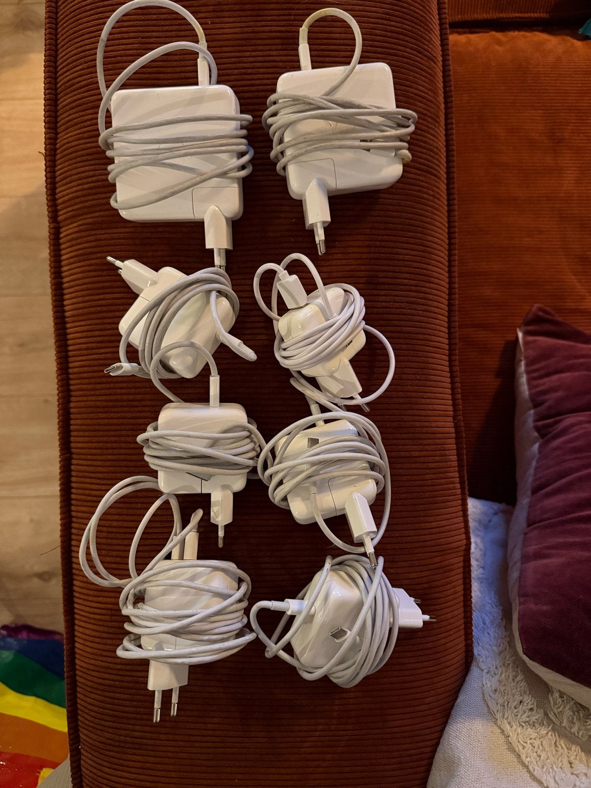 Partij Apple MagSafe opladers (8 stuks), Ophalen of Verzenden, Gebruikt