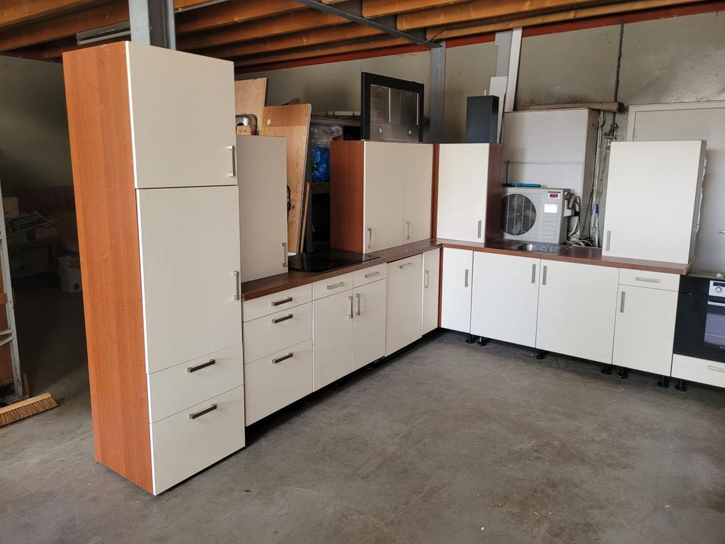 Zeer nette gedemonteerde hoekkeuken 360x250, Huis en Inrichting, Keuken | Complete keukens, Ophalen of Verzenden, Zo goed als nieuw