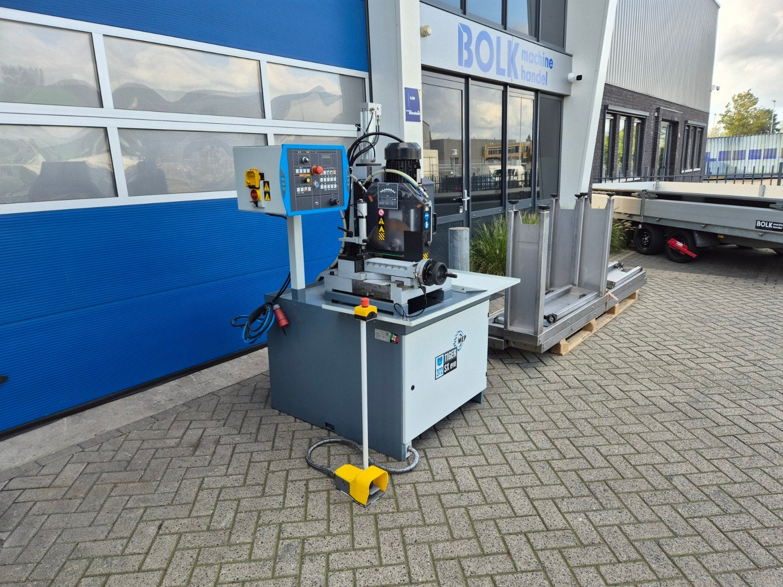 MEP TIGER 372 SX evo Cirkelzaag Semi-automatisch Nieuwstaat!, Gebruikt, 70 mm of meer, Info@bolkmachinehandel.nl, MEP