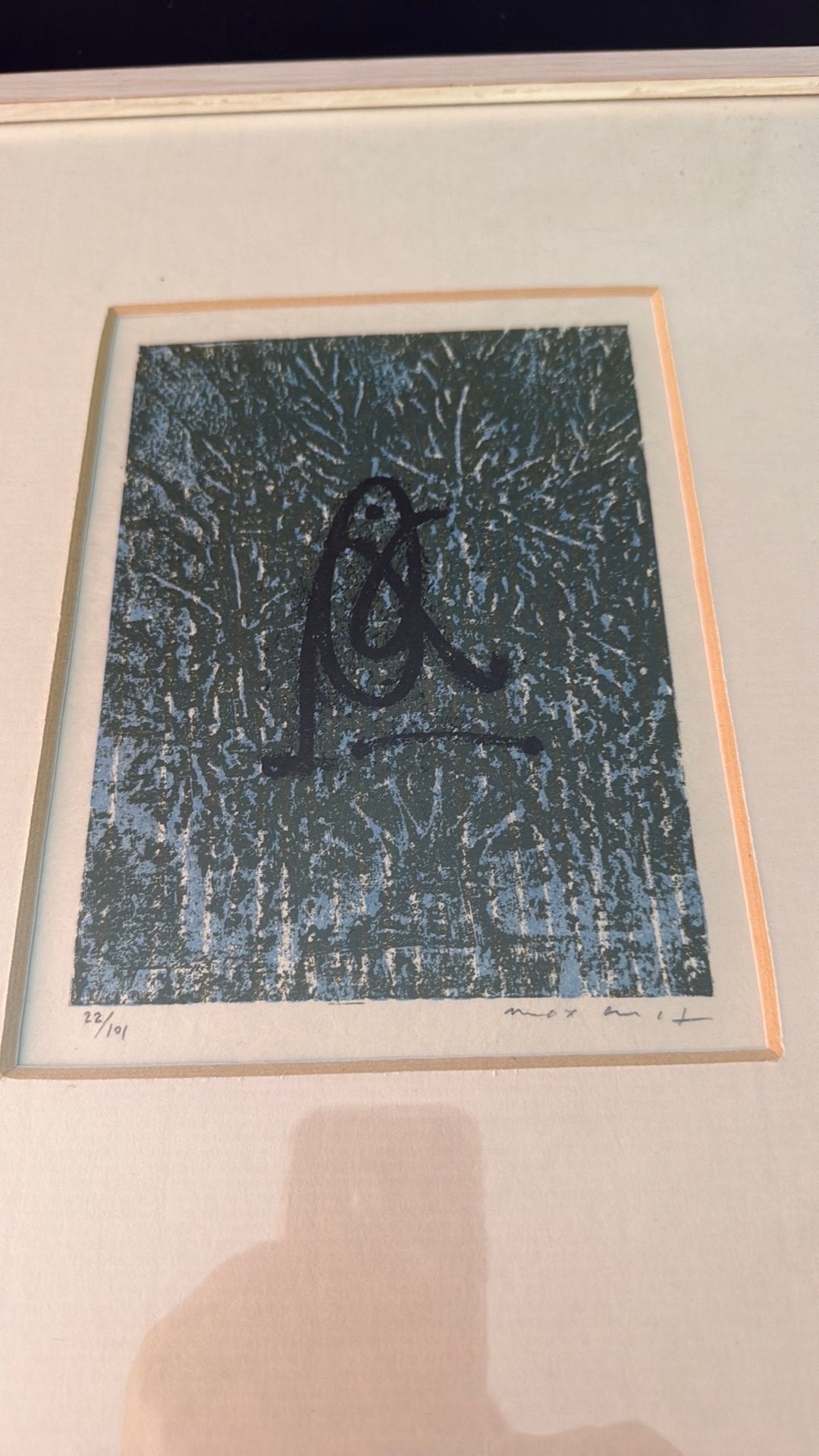 Origineke Lithografie Max Ernst (,85  bij Christies geko, Ophalen