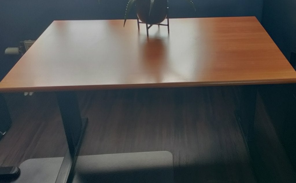Bureaublad met archiefkast, Demontabel, Gebruikt, 120 cm, Spaanplaat of MDF