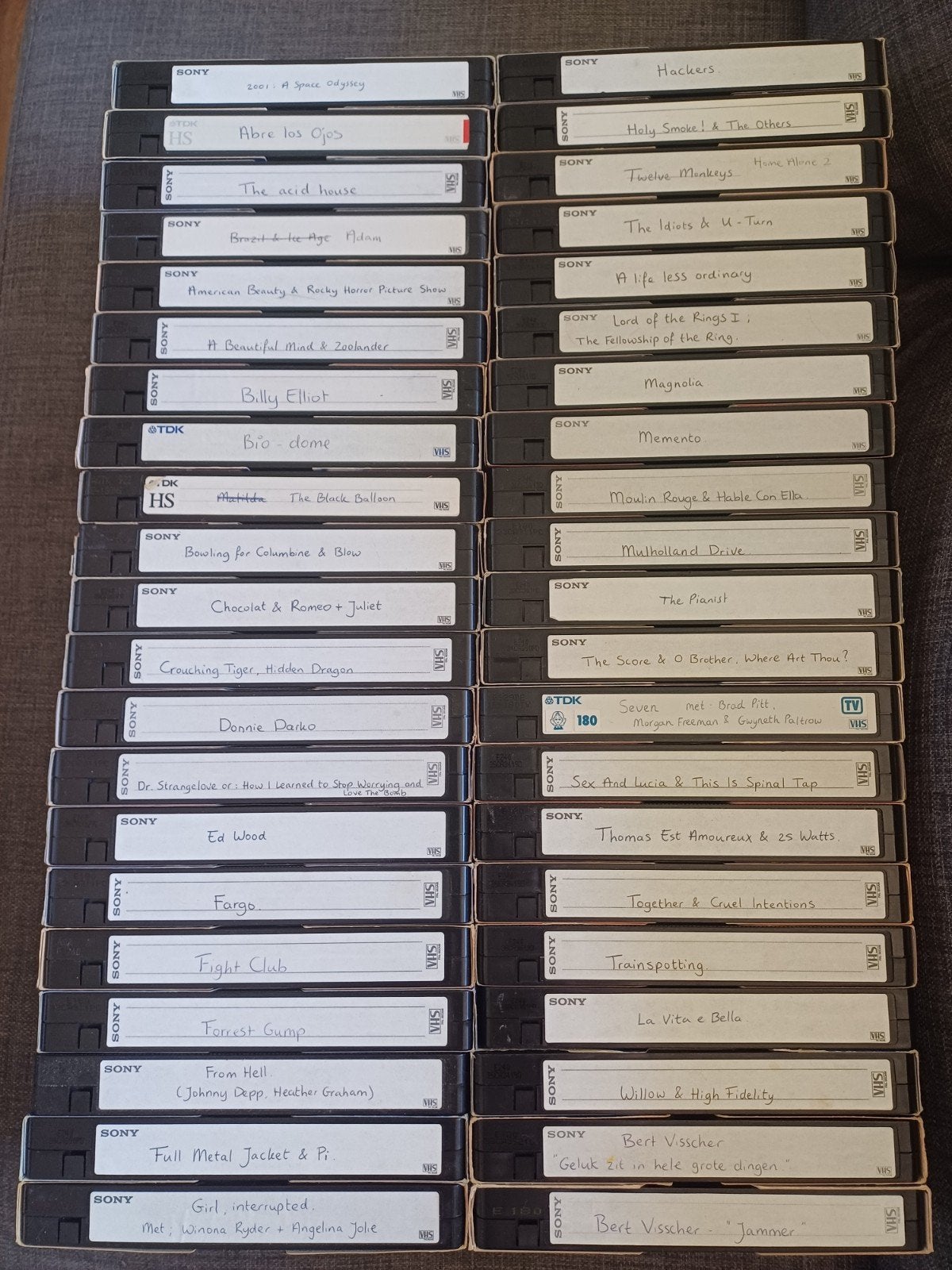 Grote collectie VHS-banden: klassiekers & cultfilms/arthouse, Cd's en Dvd's, VHS | Film, Ophalen, Nederlands ondertiteld, Gebruikt
