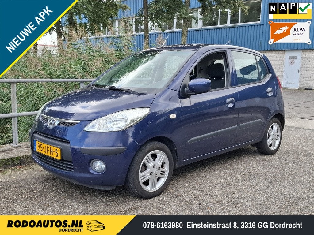Hyundai i10 1.25i i-Catcher 5Drs Airco Nw APK ✅ (bj 2009), 450 kg, Gebruikt, 4 cilinders, Blauw