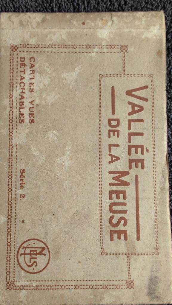 Ansichtkaartenboekje Vallee de la Meuse - Serie 2, Verzamelen, Ansichtkaarten | Buitenland, Gelopen, België en Luxemburg, Voor 1920