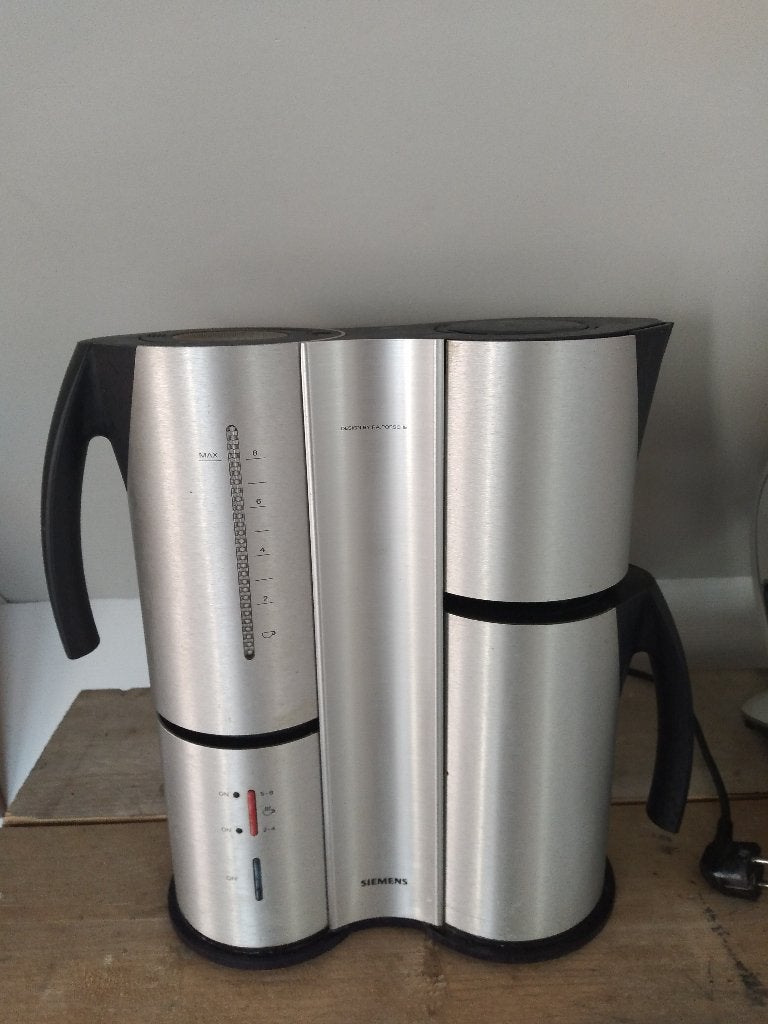 Siemens Porsche Design Koffiezetapparaat, Ophalen, Zo goed als nieuw, Koffiemachine, Gemalen koffie