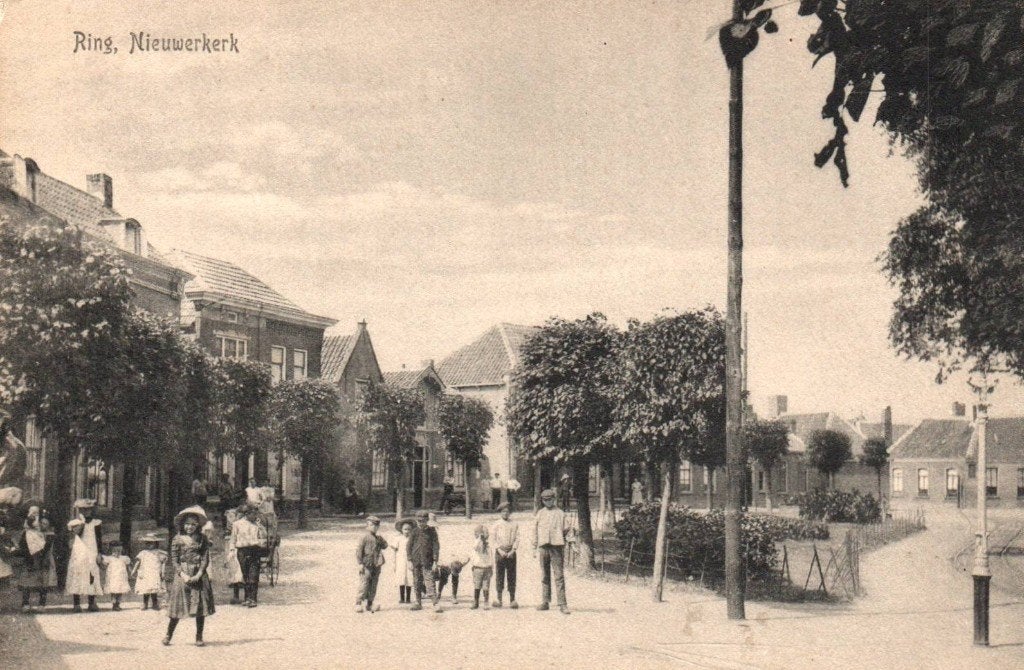 Ansichtkaart Nieuwerkerk, Ophalen of Verzenden, Zeeland