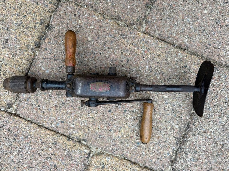 Antieke borstboor 'Val d’Or' - Vintage gereedschap, Antiek en Kunst, Antiek | Gereedschap en Instrumenten, Ophalen