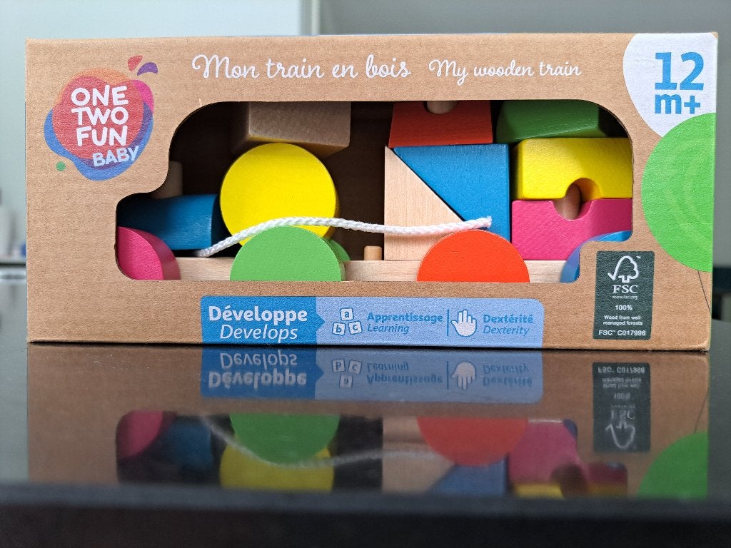 Houten trein nieuw, Kinderen en Baby's, Ophalen, Nieuw, Duw- of Trekspeelgoed