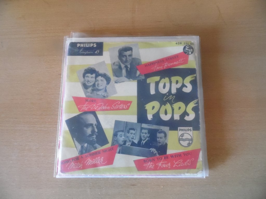 e.p. tony bennett. e.a. happiness street., Ophalen, Gebruikt, Overige genres, 7 inch