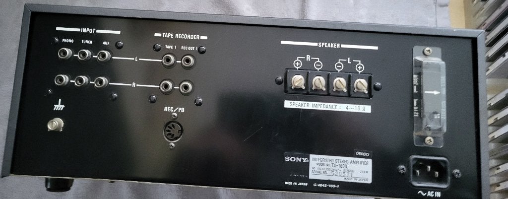 Sony versterker TA-1630, Gebruikt, Verzenden, Sony, Minder dan 60 watt
