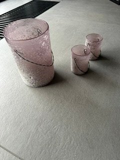 PTMD Windlicht en waxinelichthouders, Windlicht, Ophalen of Verzenden, Glas, Roze