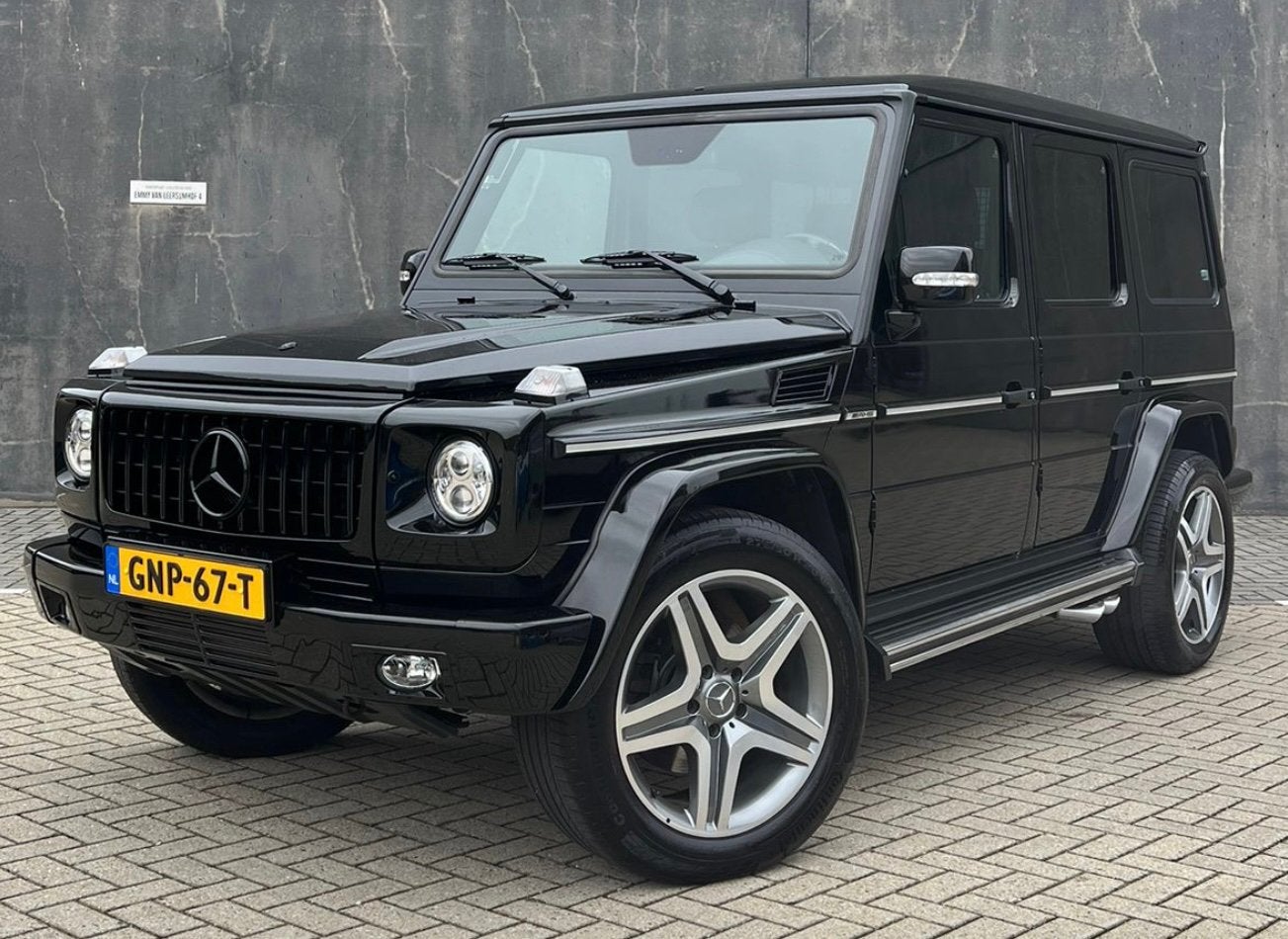 Mercedes-Benz G Klasse 55 AMG 2006 Zwart YOUNGTIMER BTW AUTO, Auto's, Automaat, G-Klasse, 508 pk, Zwart