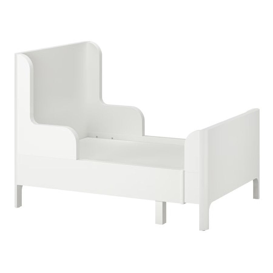 BUSUNGE Meegroeibed, wit, 80x200 cm, Kinderen en Baby's, Kinderkamer | Bedden, Ophalen, 70 tot 85 cm, Zo goed als nieuw, Matras