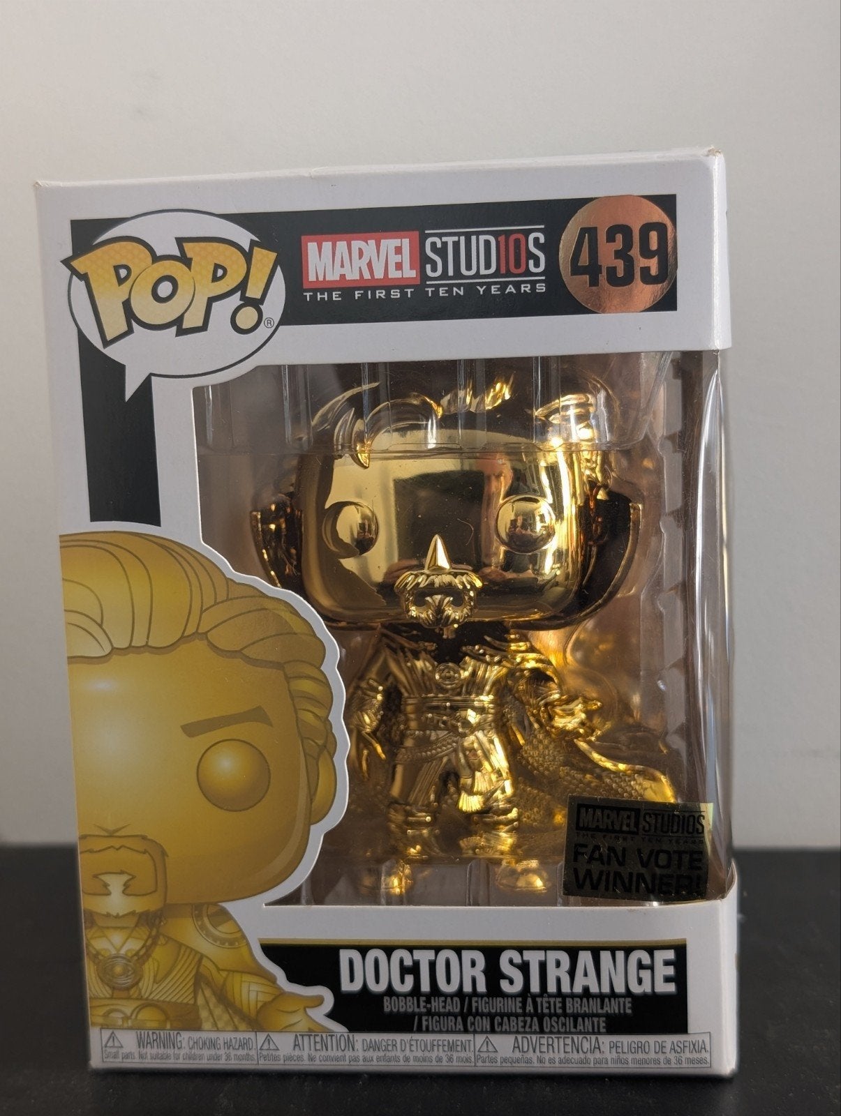 Funko Pop! Doctor Strange Gouden Marvel Studios 439, Verzenden, Nieuw