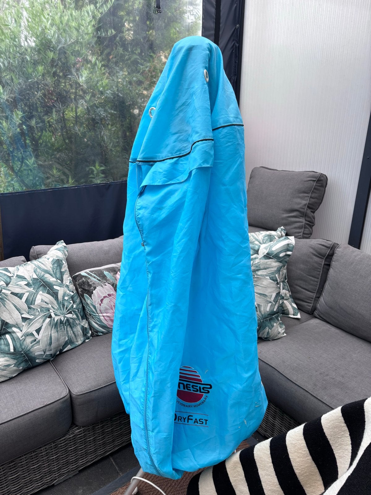 Genesis DryFast Droogmolen met hoes, Tuin en Terras, Droogmolens en Wasrekken, Ophalen, Zo goed als nieuw, Droogmolen