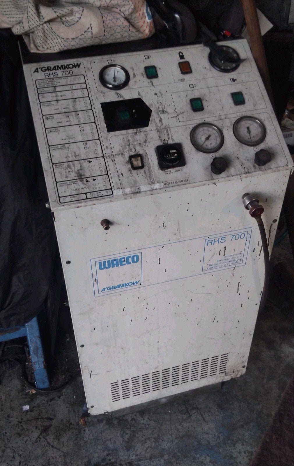 Waeco RHS 700 airco-vulstation (R134a) - voor onderdelen, Ophalen, Gebruikt, Universele onderdelen