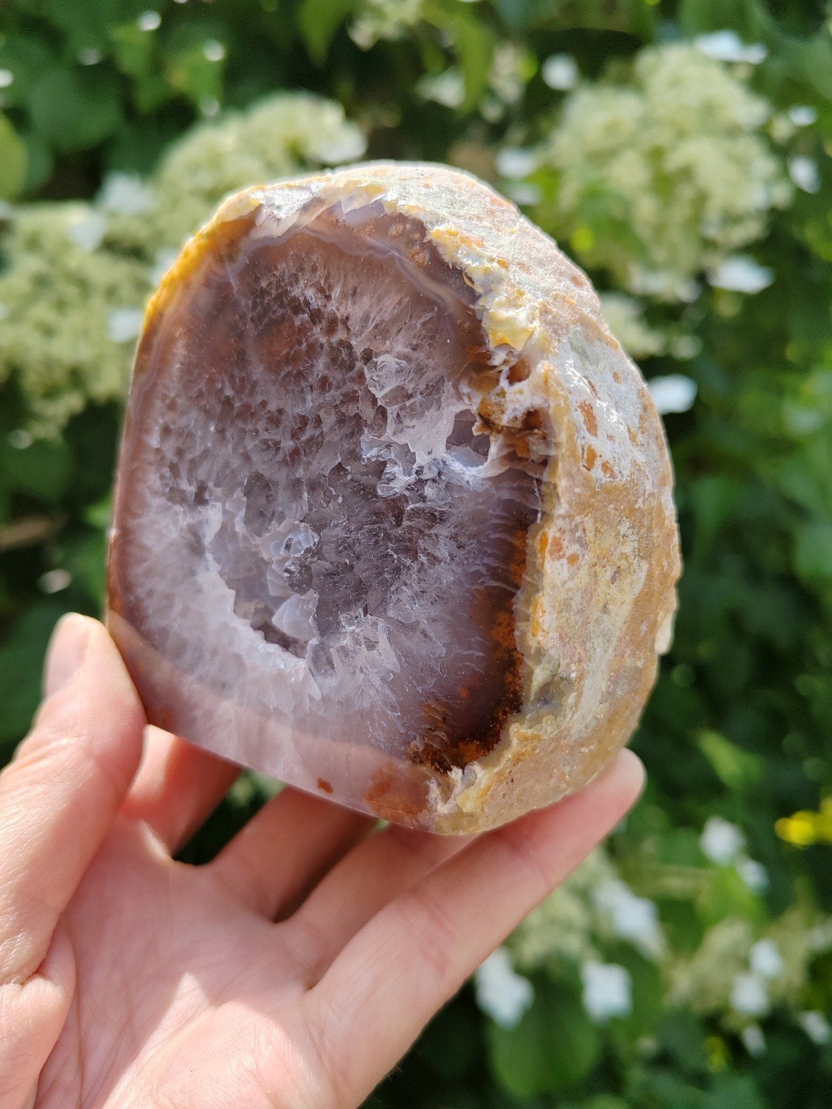 Agaat geode, Ophalen of Verzenden, Mineraal