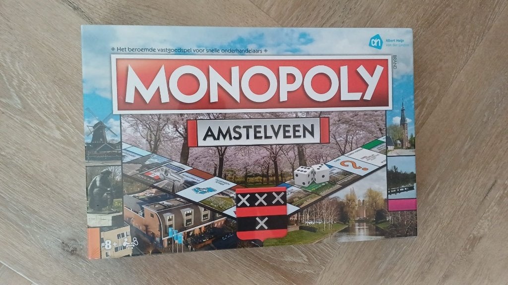 bordspel seal Monopoly Amstelveen Monopolie gelimiteerd, Een of twee spelers, Ophalen of Verzenden, Nieuw, Monopoly