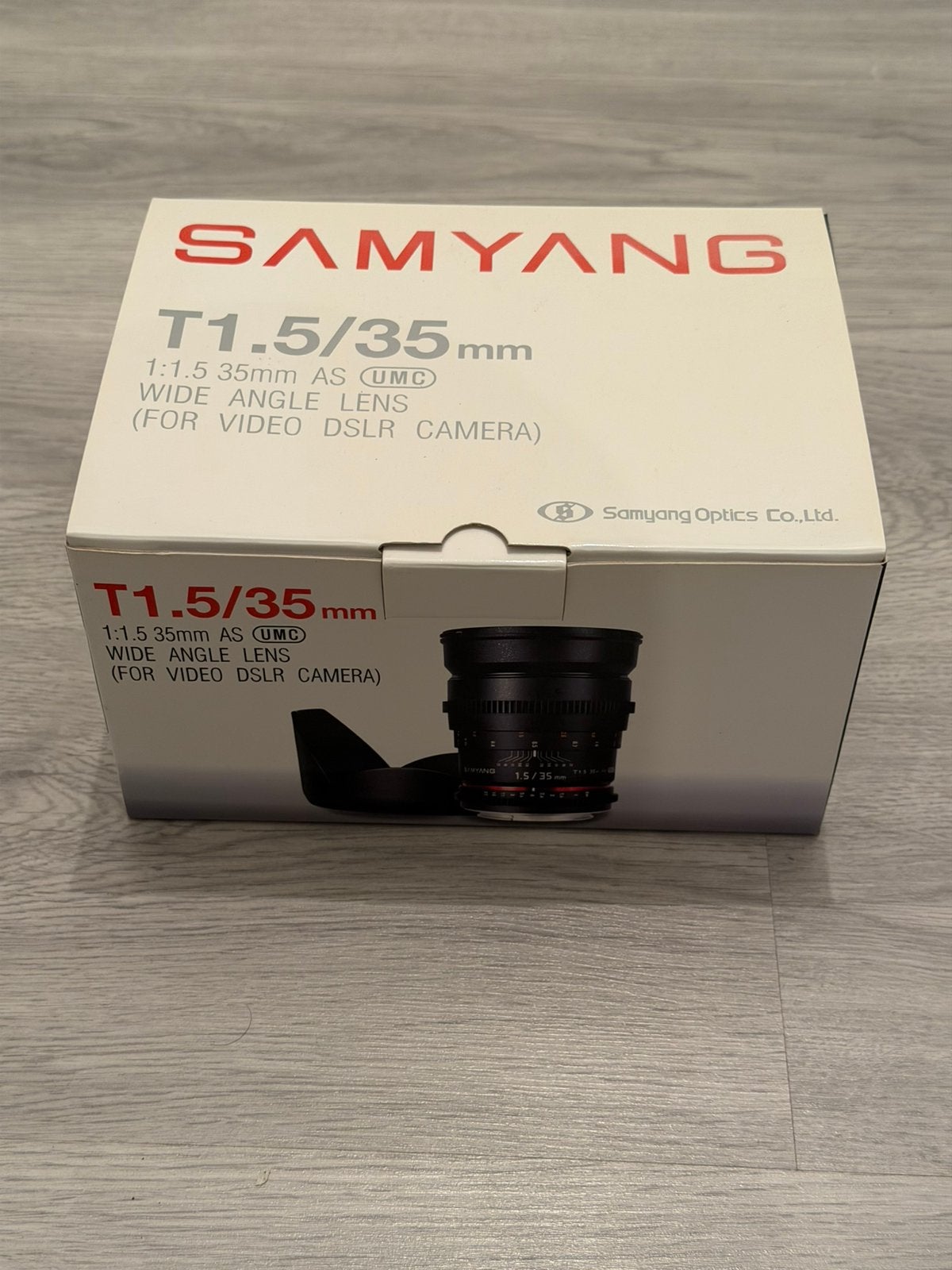 Samyang T1.5/35mm Cine Lens met Variabel ND Filter, Ophalen, Zo goed als nieuw, Groothoeklens