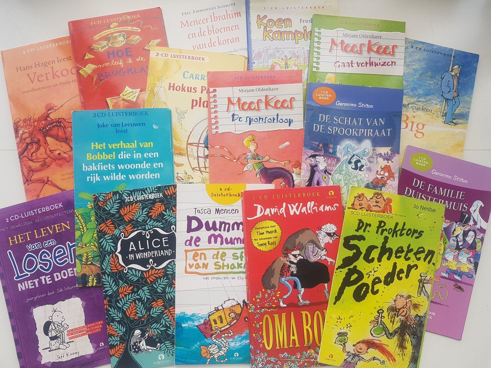 16x Luisterboek Kinderen 6+ | In 1 koop voor €22,50 *, Ophalen of Verzenden, Cd, Kind