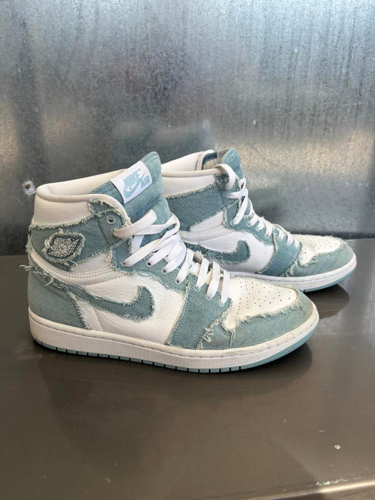 Nike air Jordan sneakers denim jeans spijker 42, Kleding | Dames, Schoenen, Blauw, Ophalen of Verzenden, Sneakers of Gympen, Zo goed als nieuw