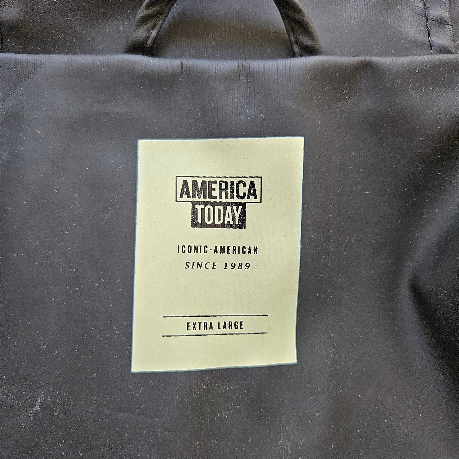 America Today regenjas zwart - Maat XL, Kleding | Heren, Zwart, Ophalen of Verzenden, America Today, Maat 56/58 (XL)