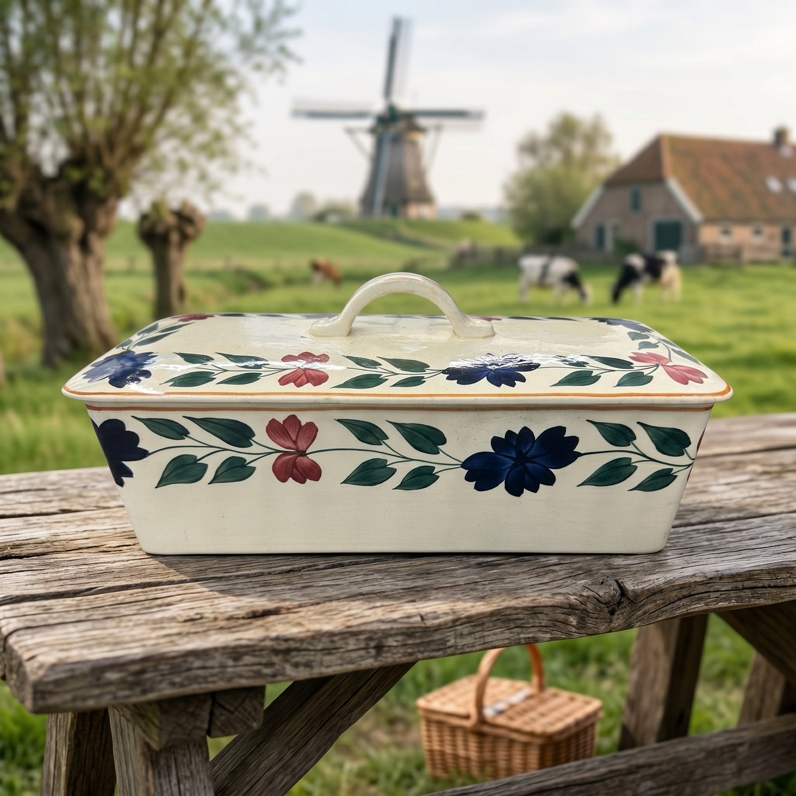 Sale!, Boerenbont Cakedoos - Design 418, Ophalen of Verzenden