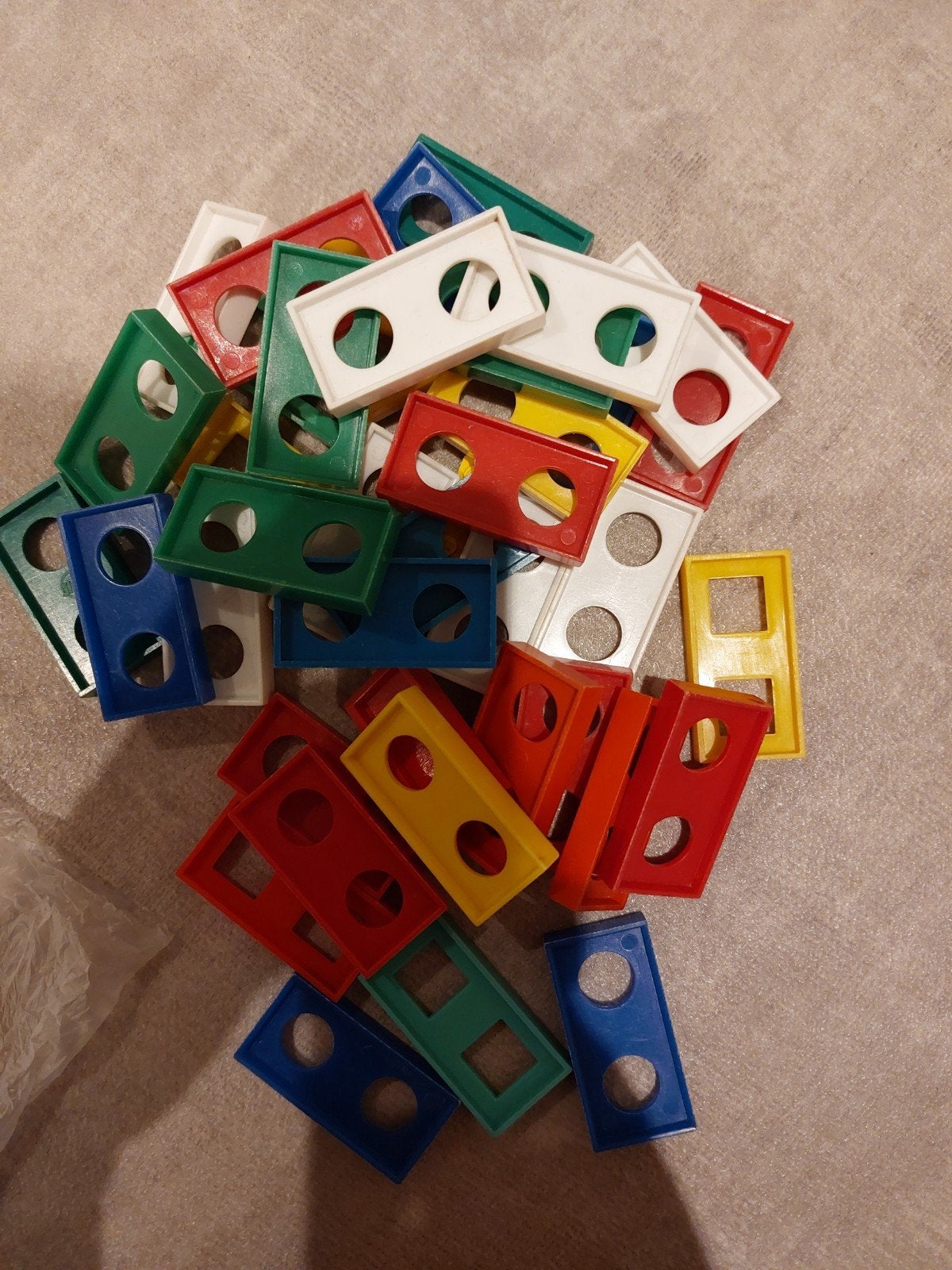 Domino steentjes, Ophalen