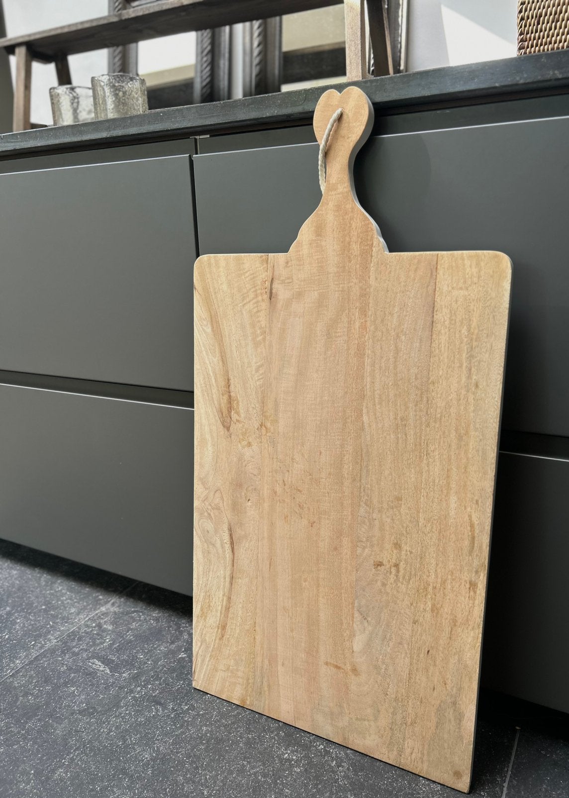 HK LIVING XXL serveerplank precenteerplank 90 cm, Ophalen of Verzenden, Zo goed als nieuw