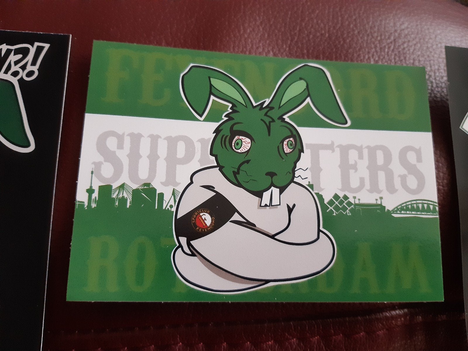 sticker de groene haas, Ophalen of Verzenden, Nieuw, Sport