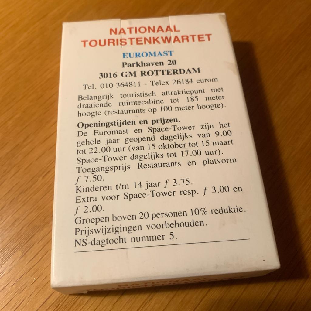 Nationaal Touristenkwartet - Vintage kwartetspel touristen, Verzamelen, Speelkaarten, Jokers en Kwartetten, Ophalen of Verzenden