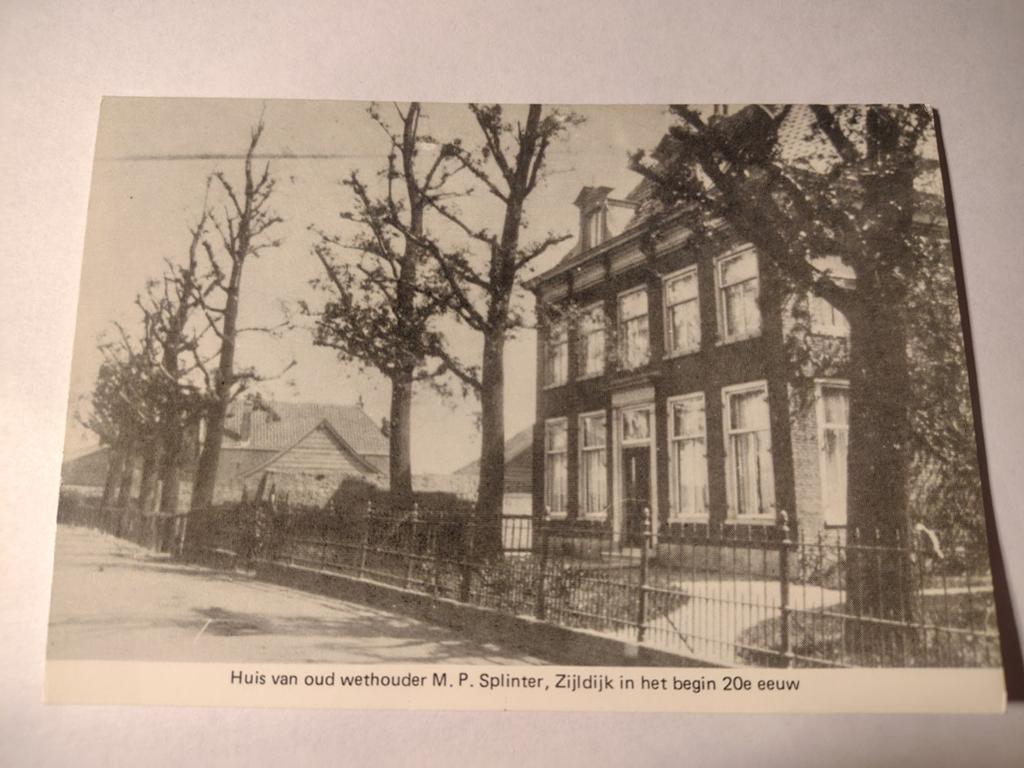 Leiderdorp Huis van oud wethouder M. P. Splinter, Zijldijk, Ophalen of Verzenden, Zuid-Holland