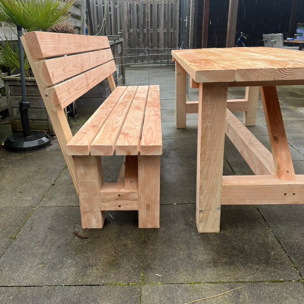 sterke en gloednieuw tuinbankjes, Ophalen of Verzenden, Nieuw, Hout