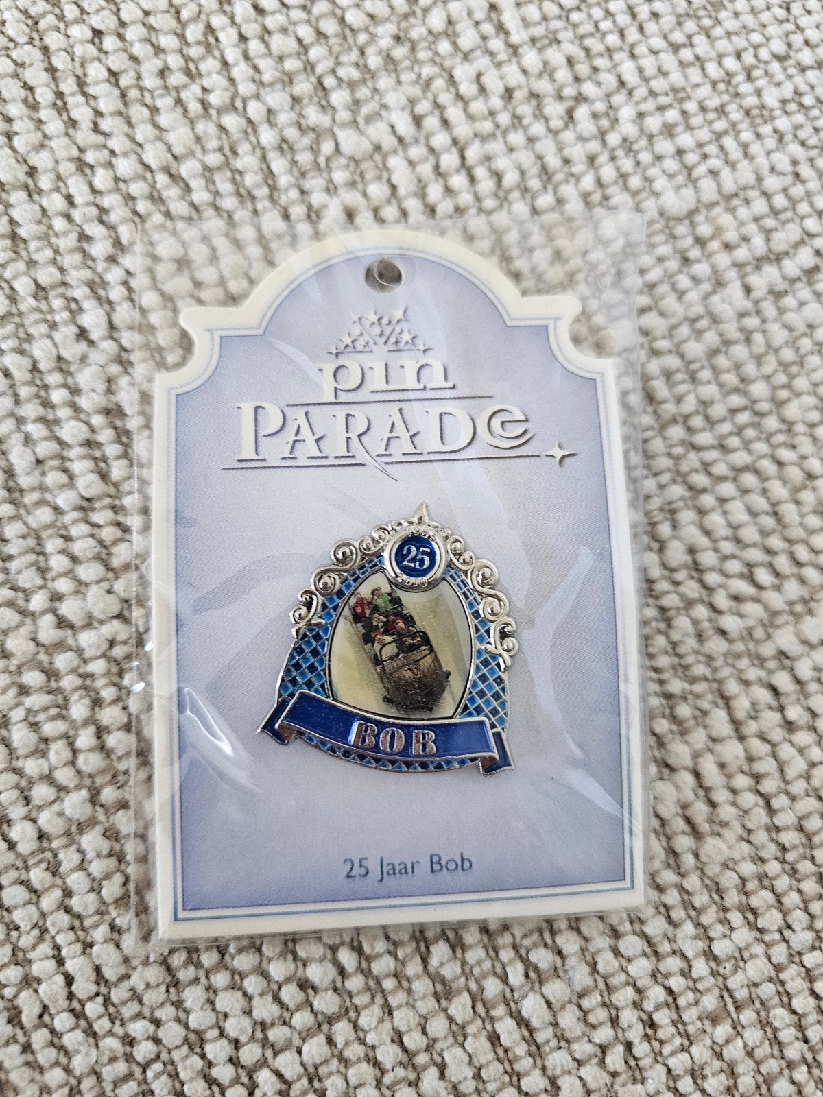 25 jaar Bob efteling pin, Ophalen of Verzenden, Nieuw, Button of Speldje
