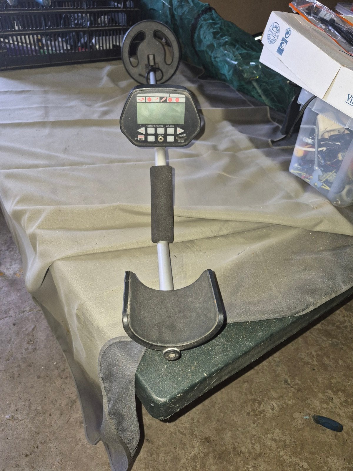 Metaaldetector GC-1020 - Gebruikt maar functioneel, Discriminatie metaaldetectie, Gebruikt, 30 cm of minder, Ophalen