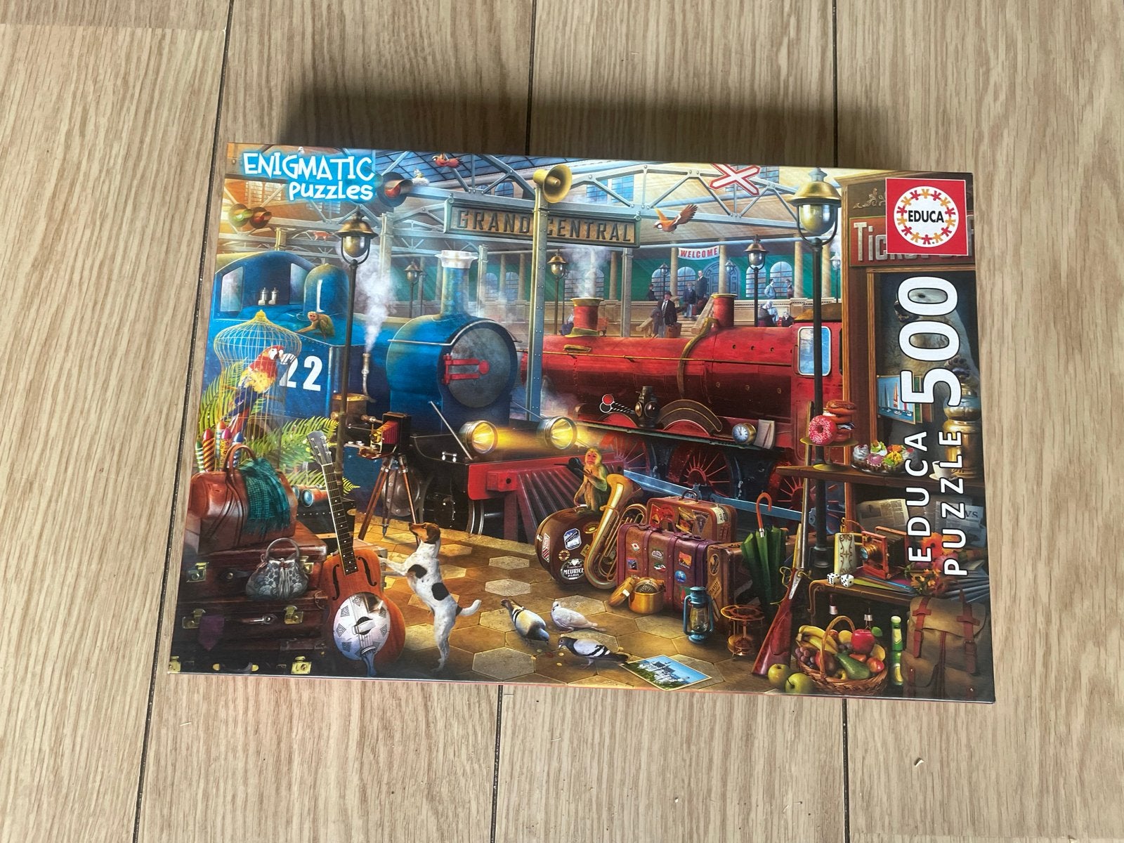 Educa Enigmatic Puzzel 500 stukjes - Grand Central, Ophalen of Verzenden, 500 t/m 1500 stukjes, Gebruikt, Legpuzzel